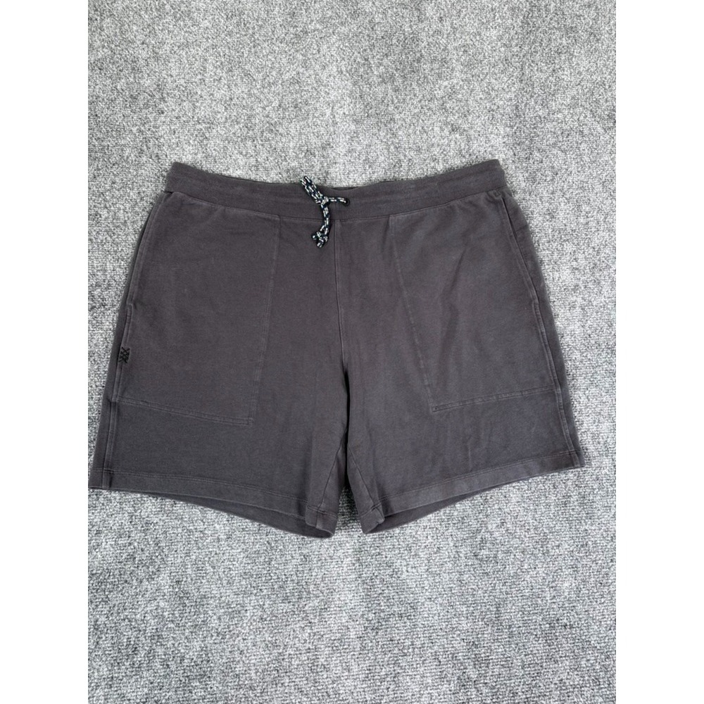 NWT Rhone Bolinas Beach Shorts Drawstring Black Knit Pull on Mens Size XL